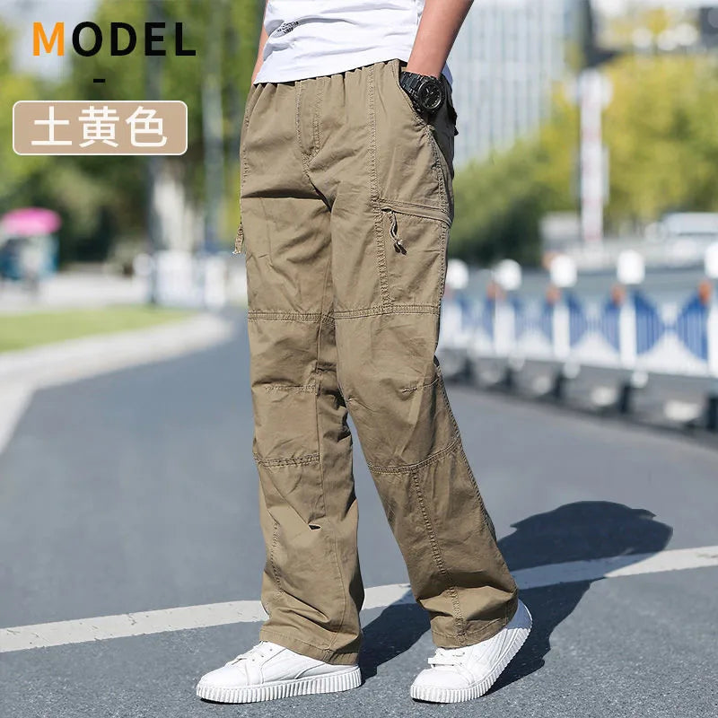 Large Size Cargo Joggers