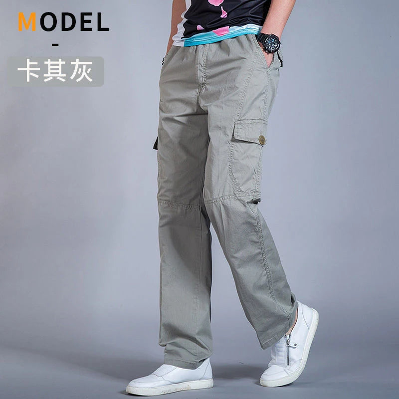 Large Size Cargo Joggers
