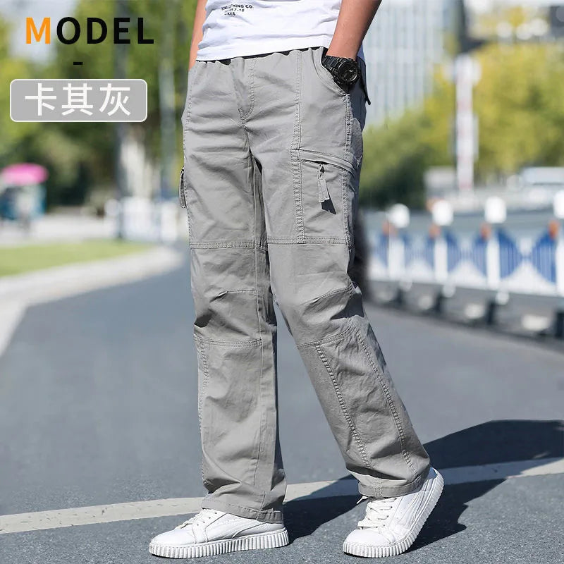 Large Size Cargo Joggers
