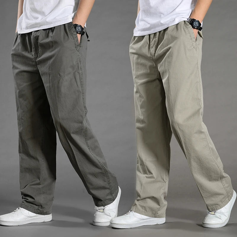 Large Size Cargo Joggers