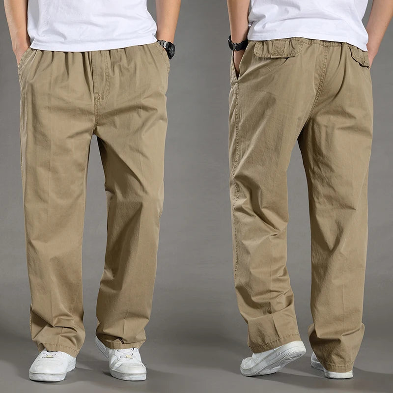 Large Size Cargo Joggers