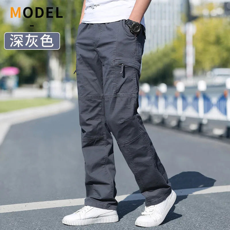 Large Size Cargo Joggers
