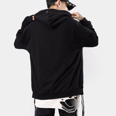 Retro Gothic Zip-Up Hoodie