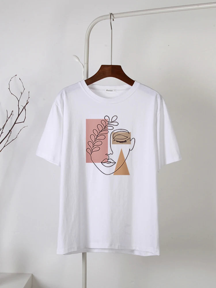 Aesthetic Character Print Tee