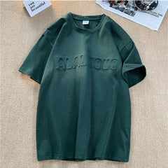 Korean Style 3D Letter Tee